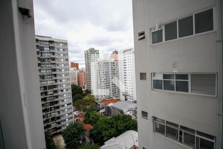 Vista da Sacada de apartamento à venda com 1 quarto, 70m² em Jardim Paulista, São Paulo