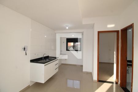  Sala/Cozinha e Área de Serviço de apartamento para alugar com 2 quartos, 36m² em Vila Marieta, São Paulo