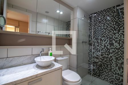 Banheiro de kitnet/studio para alugar com 1 quarto, 36m² em Brooklin Paulista, São Paulo