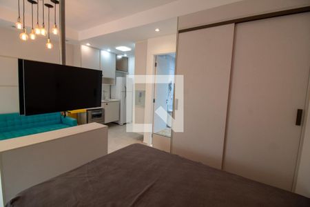 Quarto - Studio de kitnet/studio para alugar com 1 quarto, 36m² em Brooklin Paulista, São Paulo