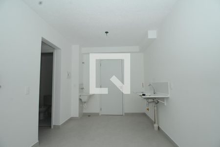 Sala/Cozinha/Área de serviço de kitnet/studio para alugar com 2 quartos, 34m² em Jardim Celeste, São Paulo