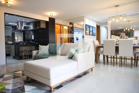 Sala de apartamento para alugar com 3 quartos, 112m² em Serrinha, Goiânia