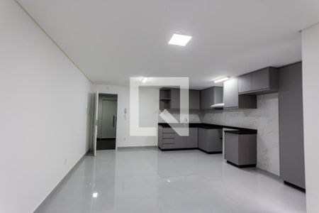 Sala e Cozinha de apartamento para alugar com 3 quartos, 93m² em Campestre, Santo André