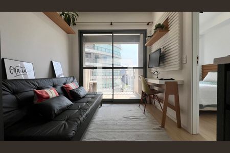 Sala de apartamento à venda com 1 quarto, 27m² em Vila Nova Conceição, São Paulo