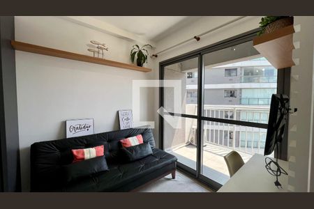 Sala de apartamento à venda com 1 quarto, 27m² em Vila Nova Conceição, São Paulo