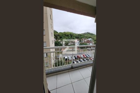 Varanda da Sala de apartamento para alugar com 2 quartos, 50m² em Morro Nova Cintra, Santos