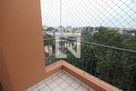Sacada da Sala de apartamento à venda com 3 quartos, 68m² em Cascata, Porto Alegre