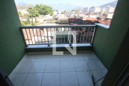Varanda da Sala de apartamento para alugar com 3 quartos, 100m² em Taquara, Rio de Janeiro