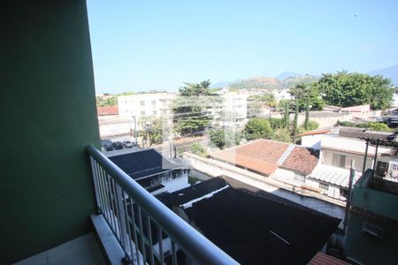 Varanda da Sala de apartamento para alugar com 3 quartos, 100m² em Taquara, Rio de Janeiro