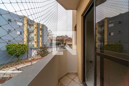 Varanda da Sala de apartamento para alugar com 3 quartos, 140m² em Parque das Nações, Santo André