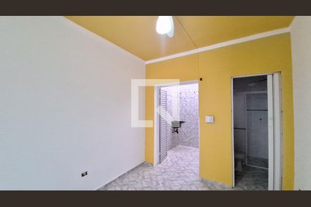 Sala/Cozinha de kitnet/studio para alugar com 1 quarto, 20m² em Guilhermina, Praia Grande