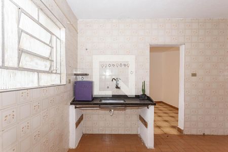 Cozinha de casa para alugar com 1 quarto, 43m² em Vila das Merces, São Paulo