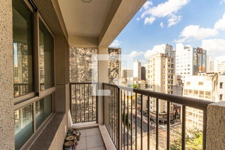 Varanda de apartamento para alugar com 1 quarto, 35m² em Consolação, São Paulo