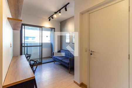 Sala de apartamento para alugar com 1 quarto, 35m² em Consolação, São Paulo