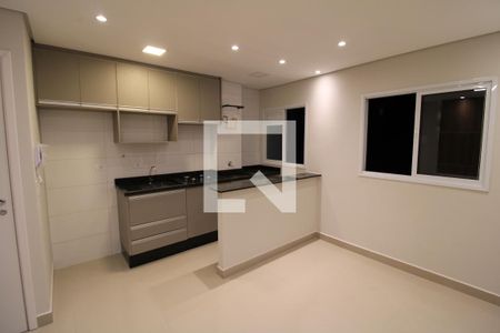 Sala / Cozinha de apartamento para alugar com 2 quartos, 43m² em Tremembé, São Paulo