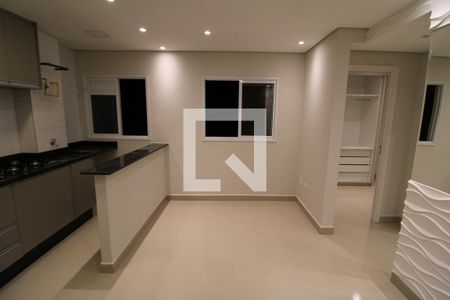 Sala / Cozinha de apartamento para alugar com 2 quartos, 43m² em Tremembé, São Paulo