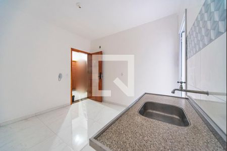 Sala e Cozinha de apartamento para alugar com 2 quartos, 48m² em Vila Valparaiso, Santo André