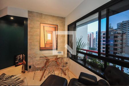 Sala de apartamento à venda com 1 quarto, 43m² em Vila Andrade, São Paulo