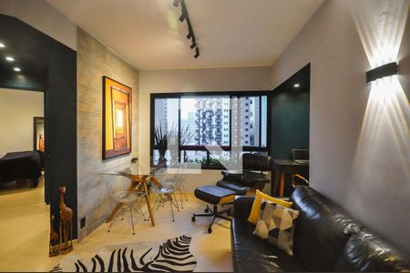 Sala de apartamento à venda com 1 quarto, 43m² em Vila Andrade, São Paulo