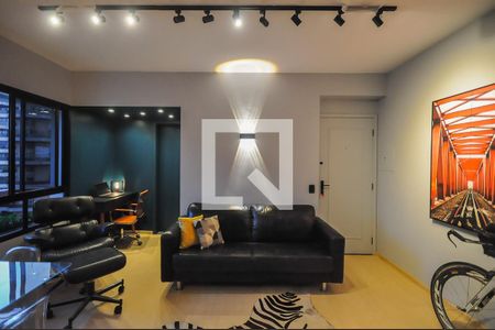 Sala de apartamento à venda com 1 quarto, 43m² em Vila Andrade, São Paulo