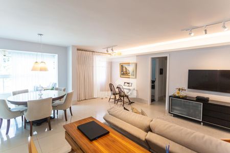 Sala de apartamento à venda com 3 quartos, 88m² em Sion, Belo Horizonte