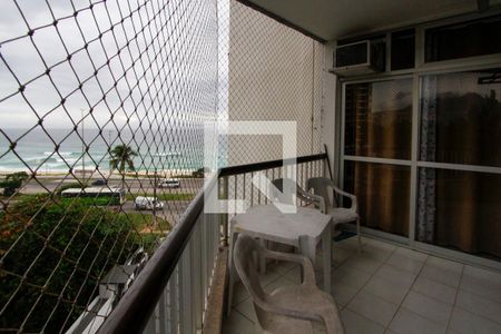 Varanda de apartamento para alugar com 1 quarto, 50m² em Barra da Tijuca, Rio de Janeiro