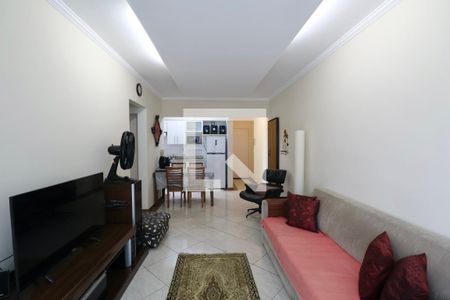 Sala de apartamento para alugar com 2 quartos, 70m² em Vila Julia, Guarujá