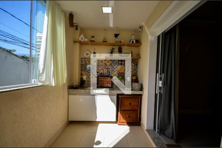 Varanda da Sala de casa de condomínio à venda com 2 quartos, 59m² em Vila Isabel, Rio de Janeiro