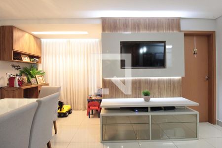 Sala de apartamento à venda com 3 quartos, 75m² em Liberdade, Belo Horizonte