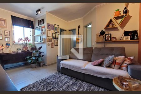 Sala de apartamento à venda com 2 quartos, 100m² em Vila Lucinda, Santo André