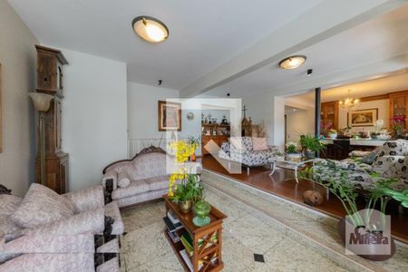 sala  de apartamento à venda com 5 quartos, 380m² em Sion, Belo Horizonte