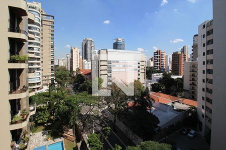 Vista de kitnet/studio à venda com 1 quarto, 21m² em Indianópolis, São Paulo