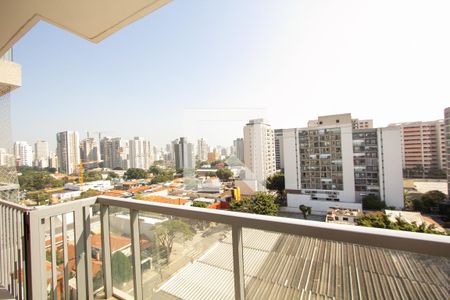 Varanda  de kitnet/studio à venda com 1 quarto, 26m² em Indianópolis, São Paulo