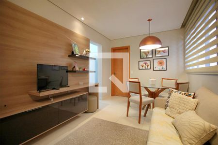 Sala de apartamento à venda com 2 quartos, 60m² em Sion, Belo Horizonte