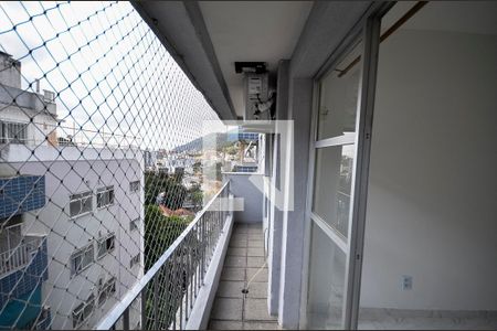 Varanda da Sala de apartamento para alugar com 2 quartos, 65m² em Tijuca, Rio de Janeiro