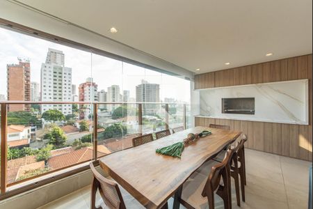 Sala de apartamento à venda com 1 quarto, 110m² em Brooklin Novo, São Paulo