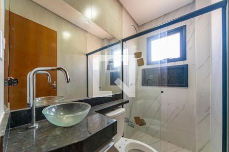 Banheiro Social de apartamento para alugar com 2 quartos, 45m² em Parque das Nações, Santo André