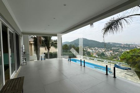 Varanda da Sala de casa de condomínio à venda com 6 quartos, 1250m² em Alphaville, Santana de Parnaíba