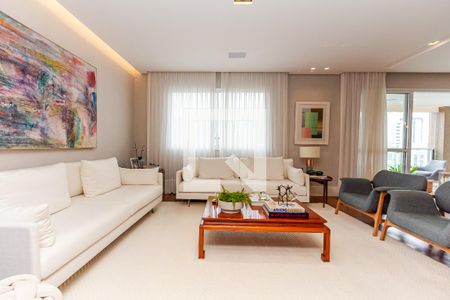 Sala de apartamento à venda com 3 quartos, 230m² em Moema, São Paulo
