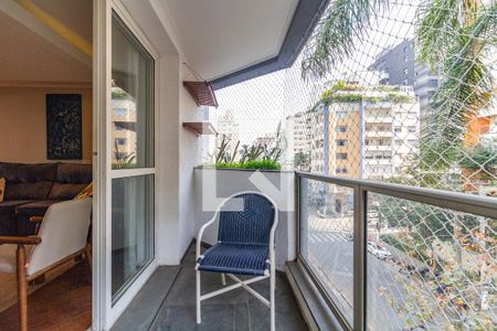 Varanda de apartamento para alugar com 3 quartos, 163m² em Consolação, São Paulo