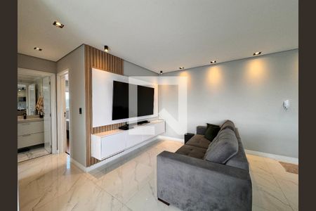 Sala de apartamento à venda com 2 quartos, 65m² em Vila Curuca, Santo André