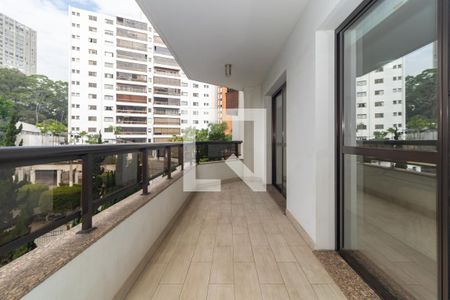 Varanda da Sala de apartamento para alugar com 4 quartos, 210m² em Vila Suzana, São Paulo