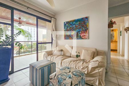 Sala de apartamento para alugar com 2 quartos, 80m² em Enseada, Guarujá