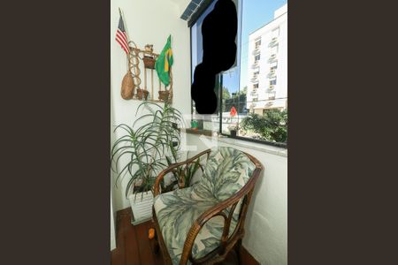 Varanda da Sala de apartamento à venda com 1 quarto, 52m² em Passo da Areia, Porto Alegre