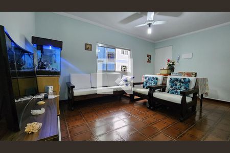 Sala de apartamento para alugar com 3 quartos, 61m² em Aparecida, Santos