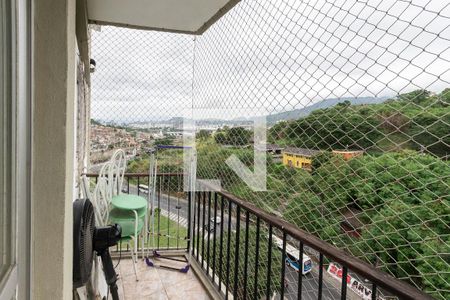 Varanda da Sala de apartamento à venda com 2 quartos, 56m² em Rocha, Rio de Janeiro