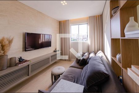 Sala de apartamento para alugar com 4 quartos, 120m² em Caiçaras, Belo Horizonte