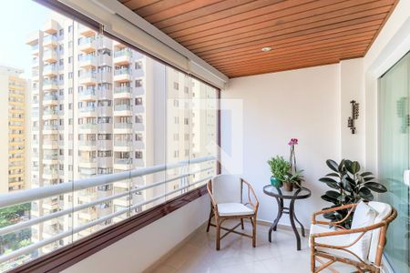 Varanda da Sala de apartamento à venda com 3 quartos, 116m² em Vila Mariana, São Paulo