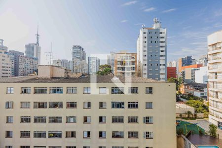 Vista da Varanda Quarto de apartamento à venda com 1 quarto, 27m² em Pinheiros, São Paulo