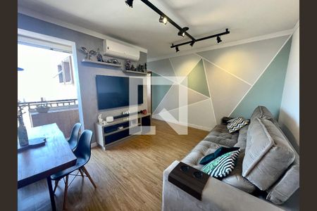 Sala de apartamento à venda com 3 quartos, 77m² em CECAP, Jundiaí